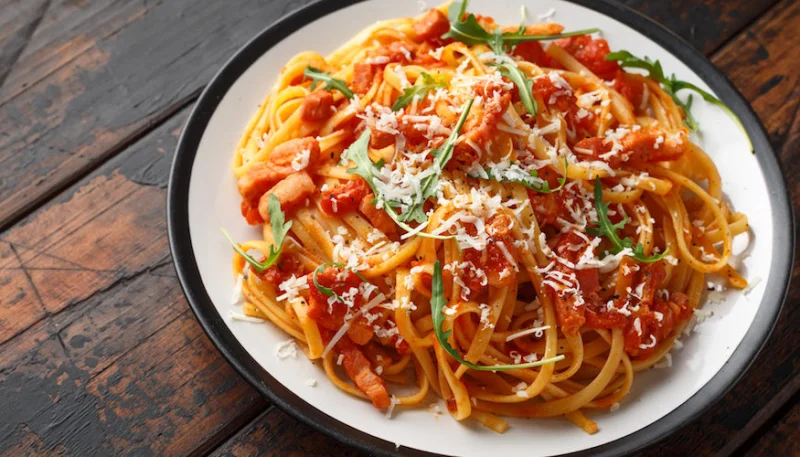 Spaghetti à l'amatriciana