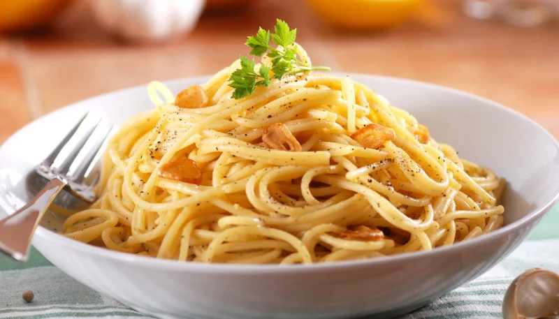 Spaghetti ail et citron