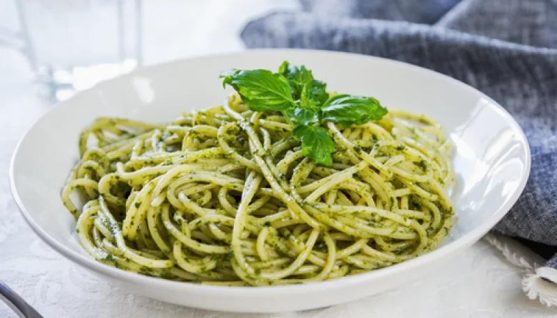 Spaghetti au pesto