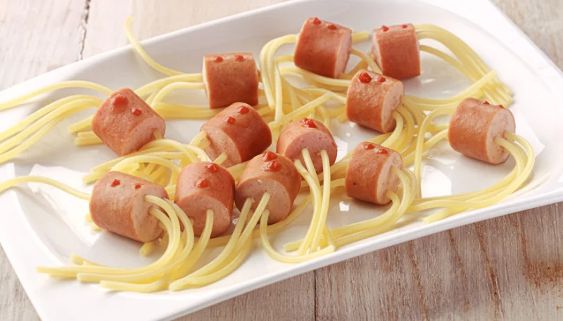 Spaghetti aux knackis