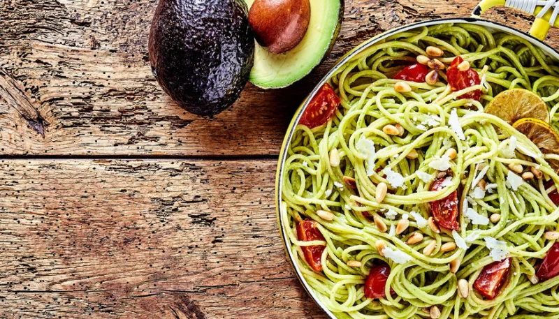 Spaghettis à l'avocat