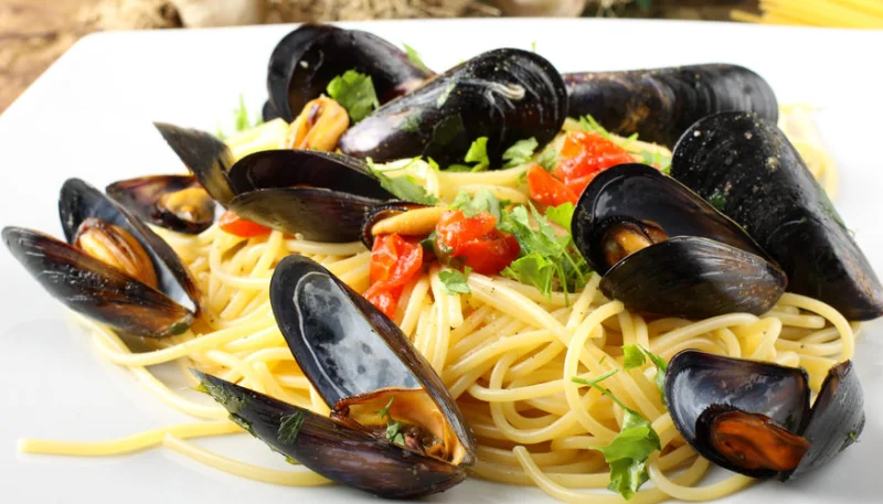 Spaghettis aux moules