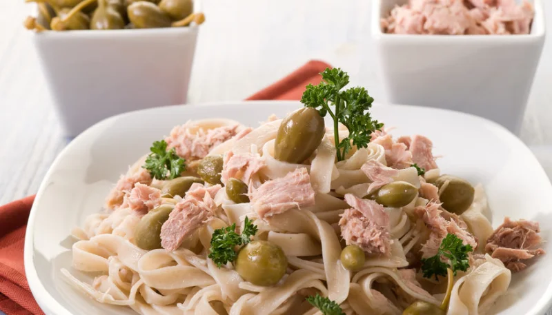 Tagliatelles au thon