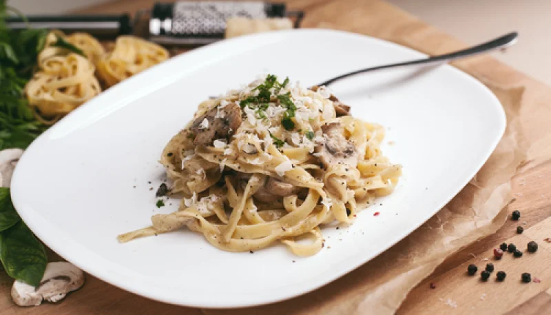 Tagliatelles aux champignons