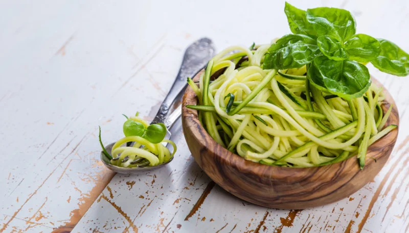 Tagliatelles de courgettes à la carbonara