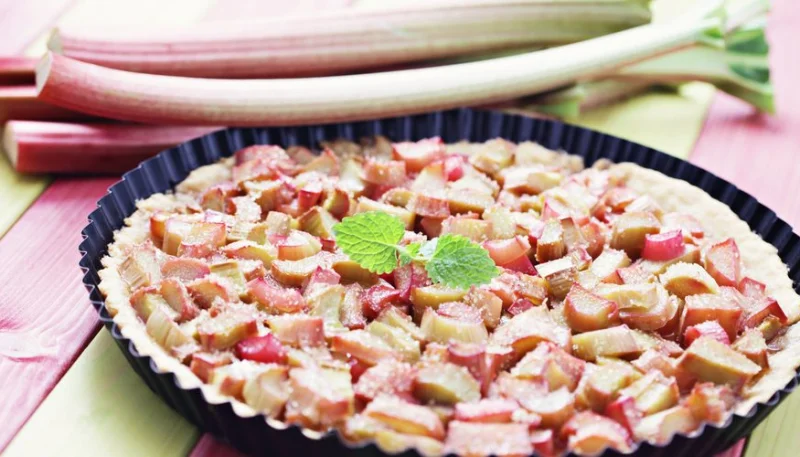 Tarte à la rhubarbe