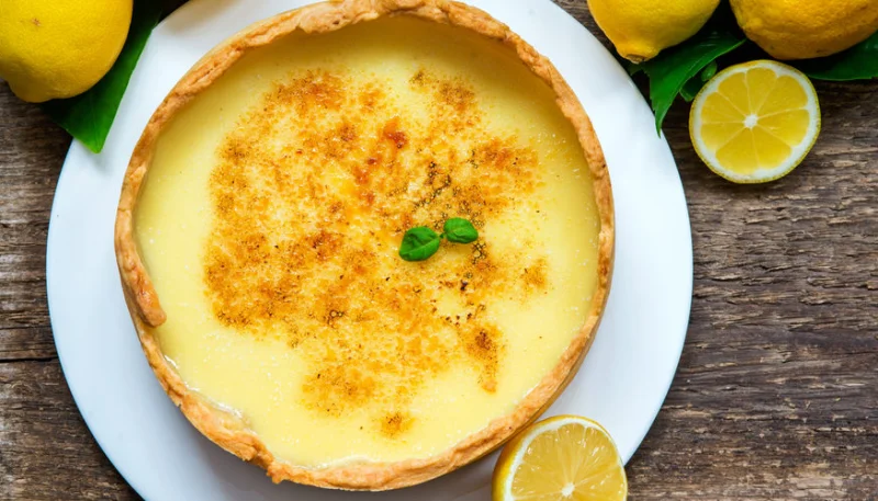 Tarte à la ricotta et au citron