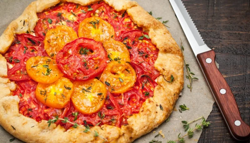 Tarte à la tomate sans moule