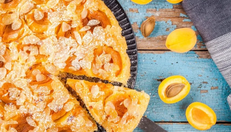 Tarte amandine aux abricots