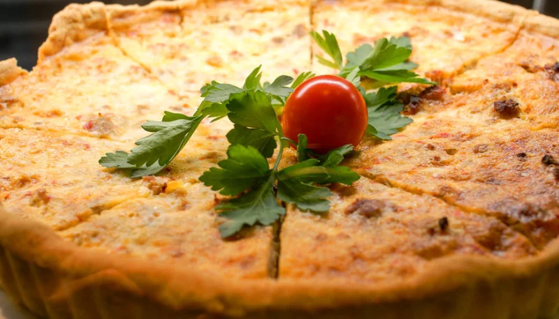 Tarte au chèvre et pommes de terre