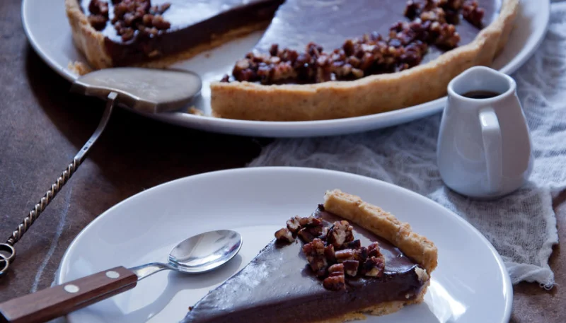 Tarte au chocolat au lait sans cuisson