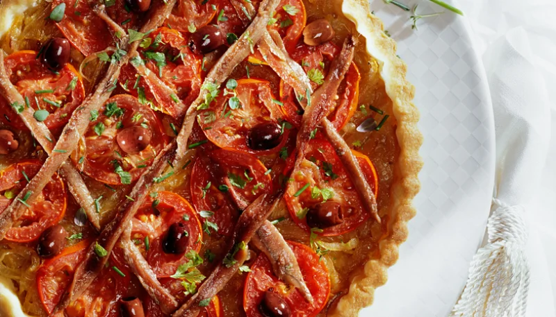 Tarte aux anchois