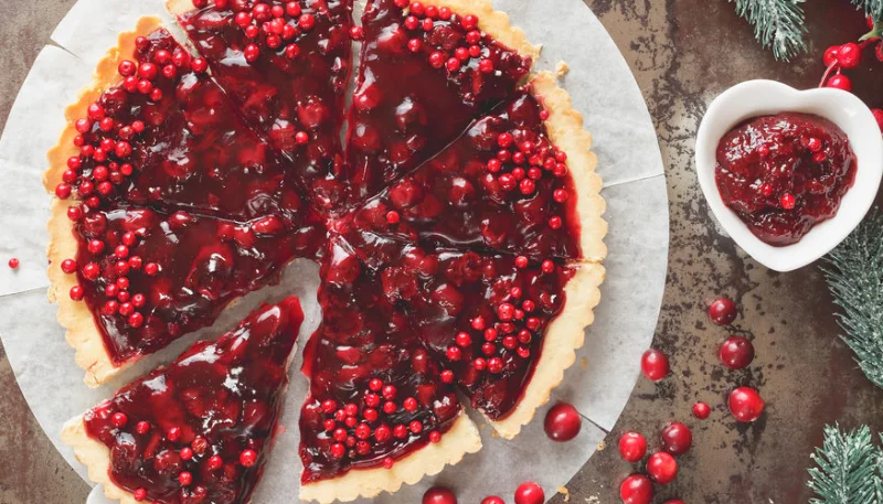 Tarte aux fruits rouges et à la faisselle