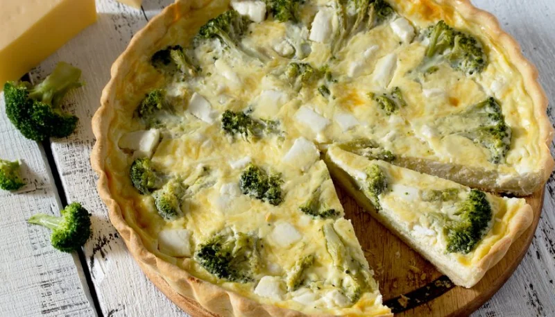 Tarte brocolis feta