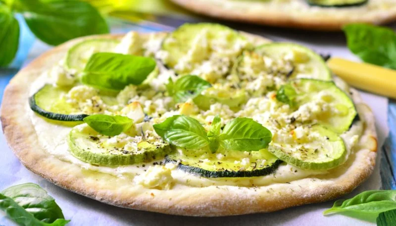 Tarte fine courgette ricotta
