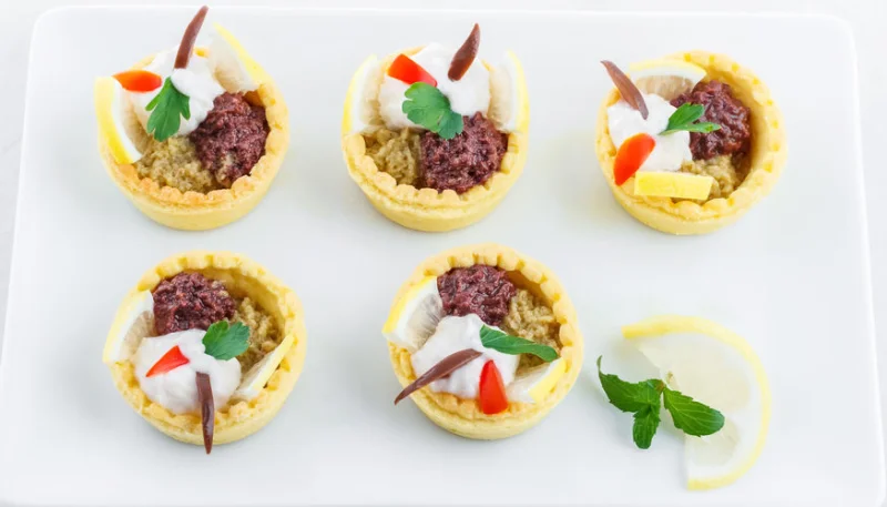 Tartelettes à la tapenade