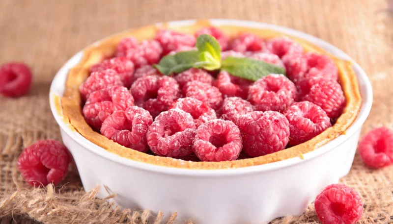 Tartelettes aux framboises