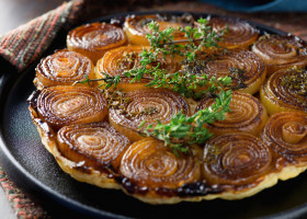 Tarte tatin aux oignons