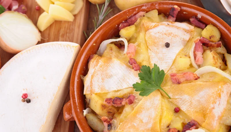 Tartiflette aux carottes et Mont d'or