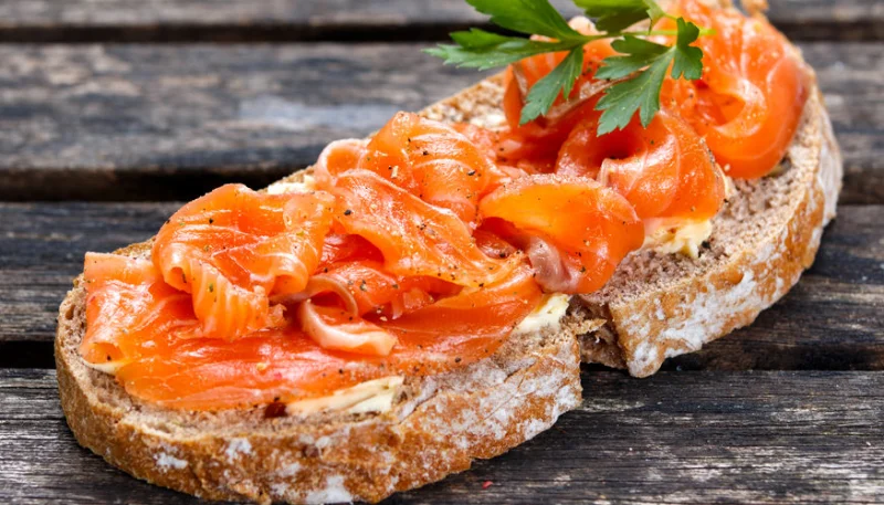 Tartines au saumon