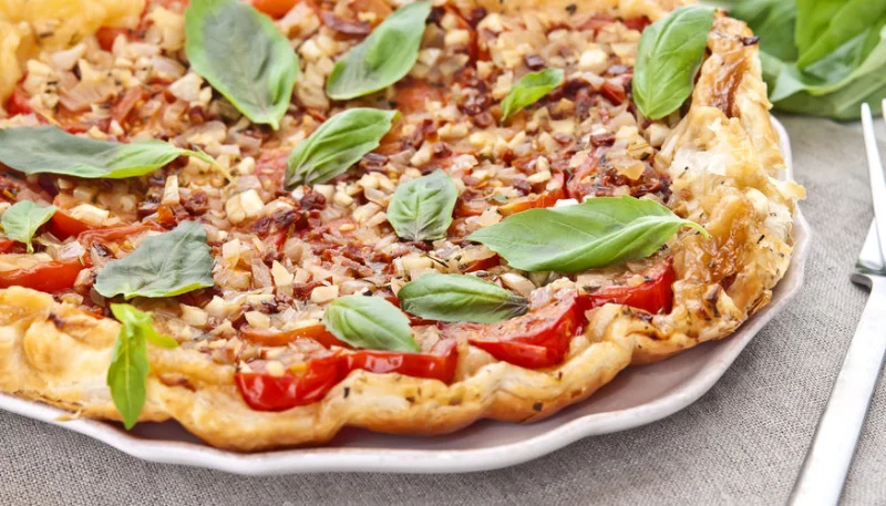 Tatin de fenouil et tomates au miel