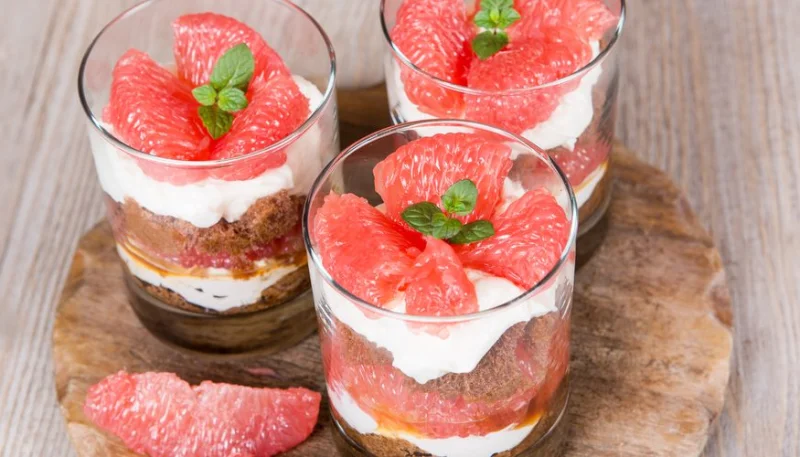 Tiramisu au pamplemousse