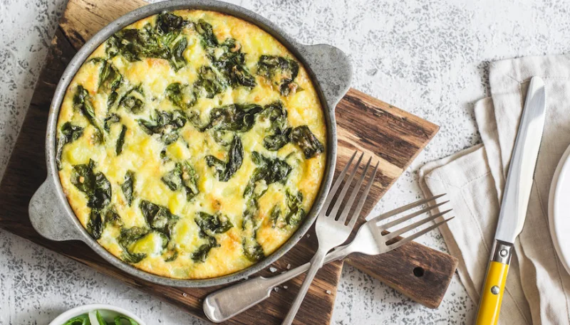 Tortilla aux épinards