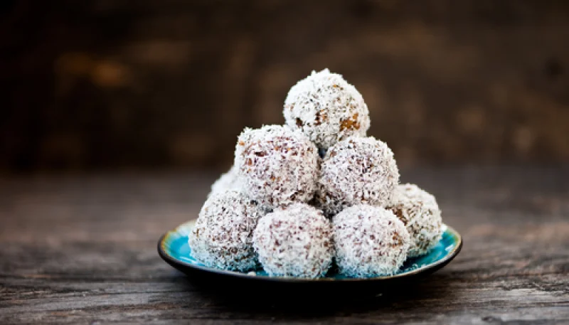 Truffes au chocolat et coco