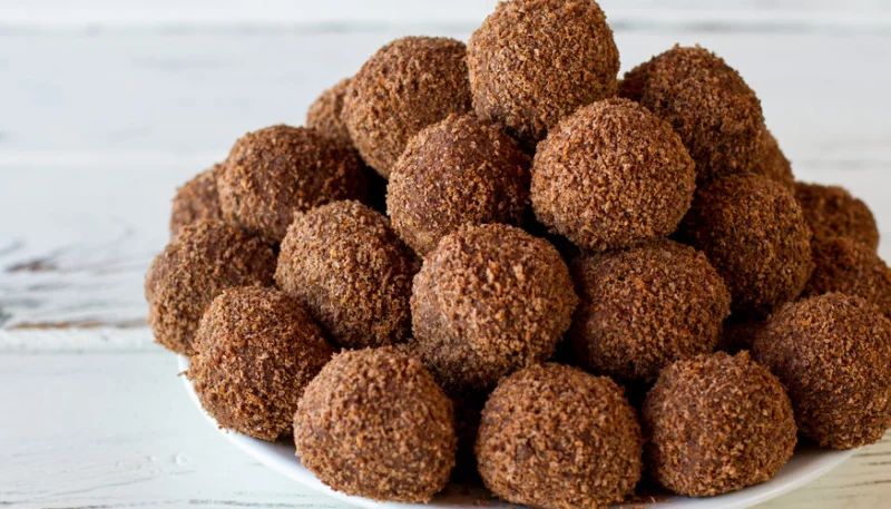 Truffes croustillantes au praliné