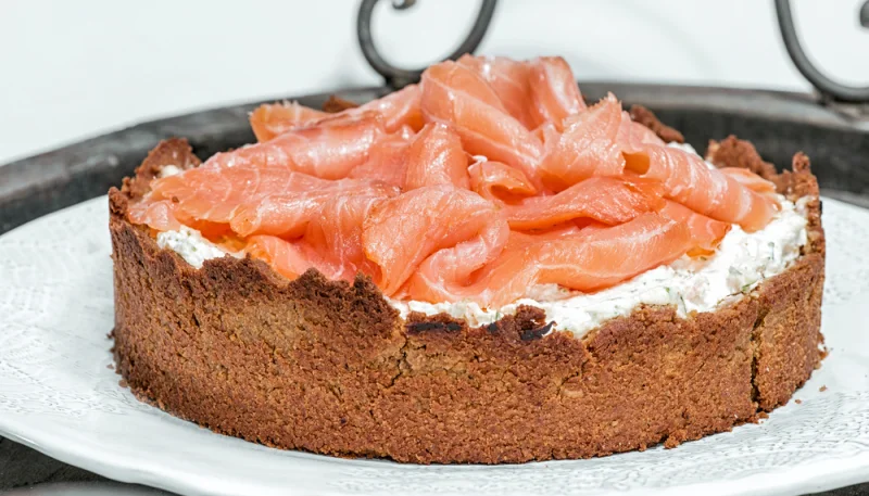 Cheesecake au saumon fumé