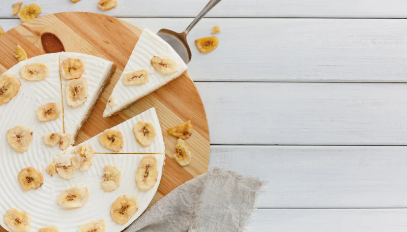 Cheesecake à la banane