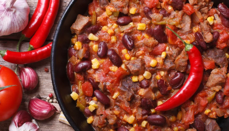 Chili con carne épicé