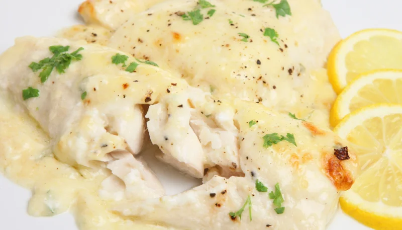 Filets de cabillaud sauce citron