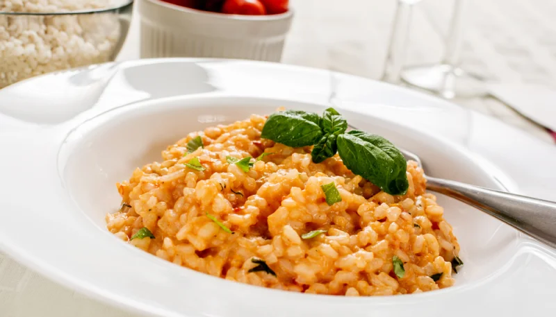 Risotto à la tomate