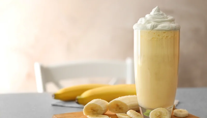 Milkshake à la banane