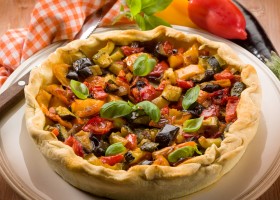 Quiche aux trois poivrons