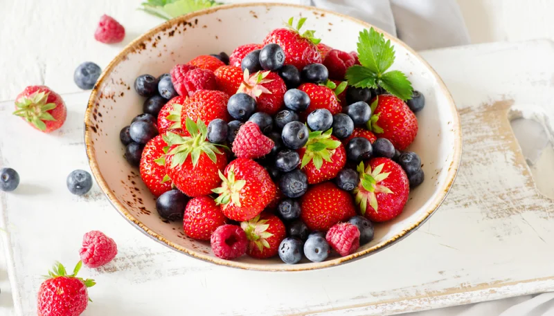Salade de fruits rouges