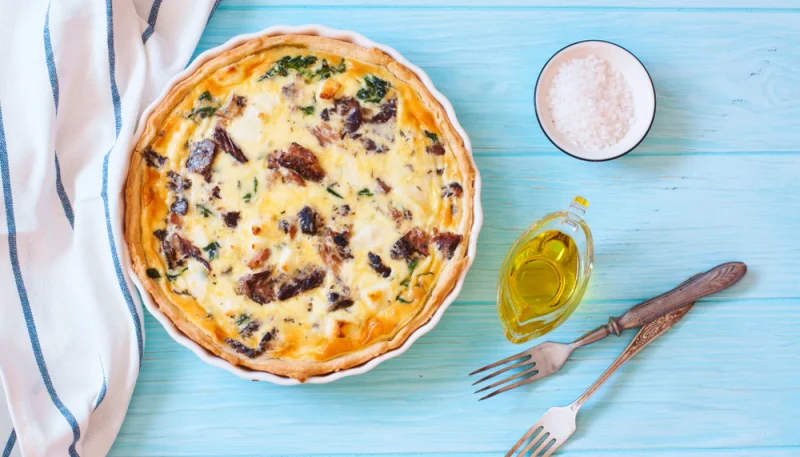 Tarte au thon et aux légumes