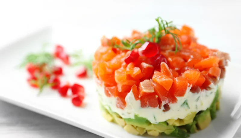 Tartare de tomates et avocats