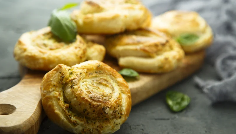 Feuilletés au pesto