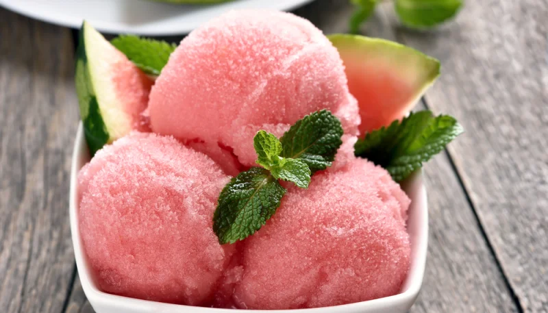 Sorbet à la pastèque