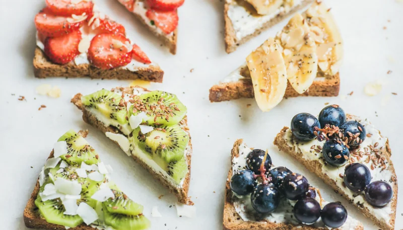 Toasts aux fruits