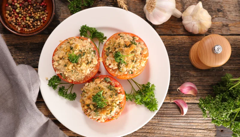 Tomates à la provençale au barbecue