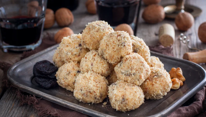 Boulettes de chèvre au sésame