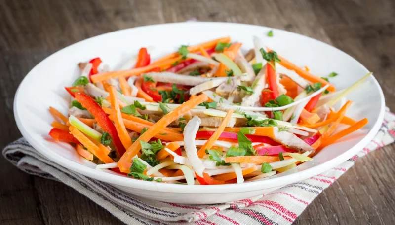 Julienne de légumes