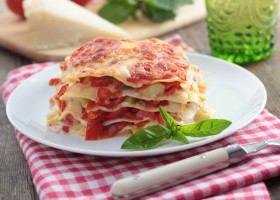 Lasagnes aux poivrons