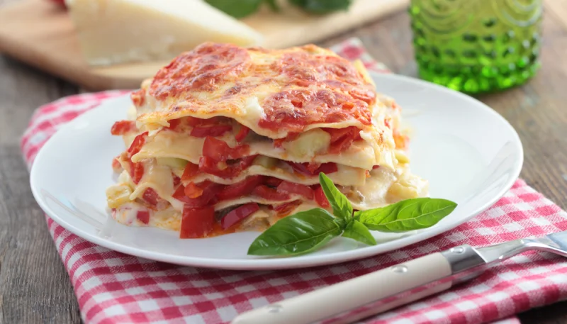 Lasagnes aux poivrons