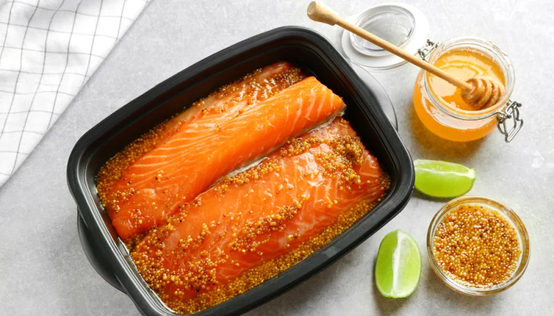 Marinade miel et moutarde