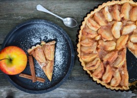 Tarte aux pommes à la compote