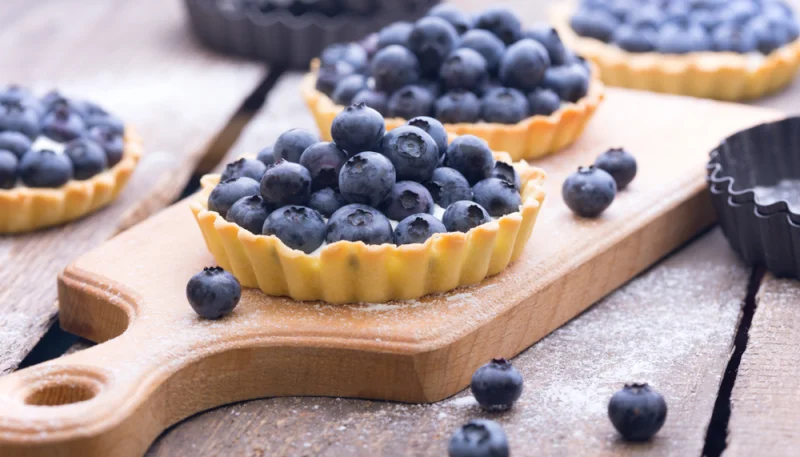 Tartelettes aux myrtilles